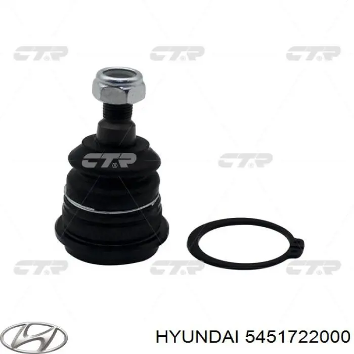 Compre 5451722000 Hyundai/Kia Bota de proteção de suporte esférico inferior