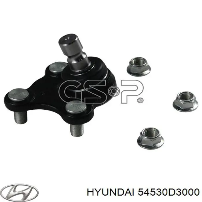 54530D3000 Hyundai/Kia Suporte de esfera inferior esquerdo