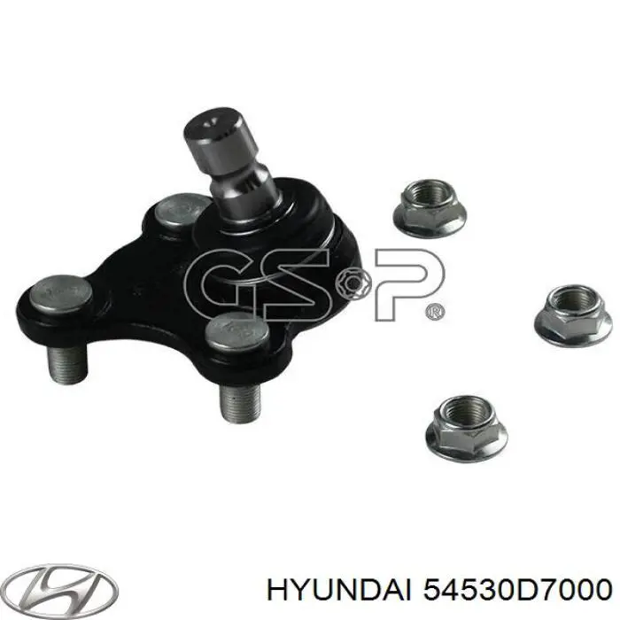 54530D7000 Hyundai/Kia Suporte de esfera inferior esquerdo