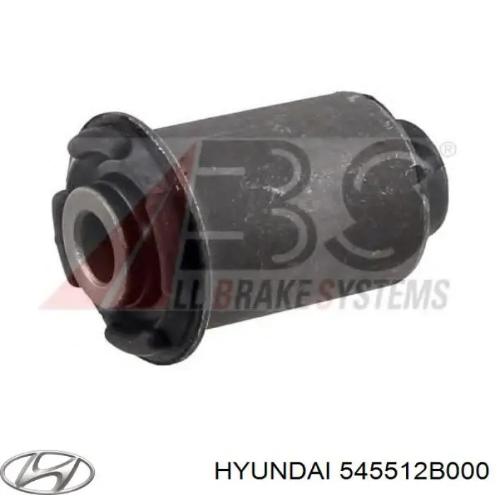 Compre 545512B000 Hyundai/Kia Bloco silencioso dianteiro do braço oscilante inferior