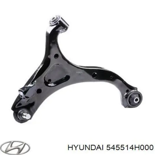 545514H000 Hyundai/Kia Bloco silencioso dianteiro do braço oscilante inferior