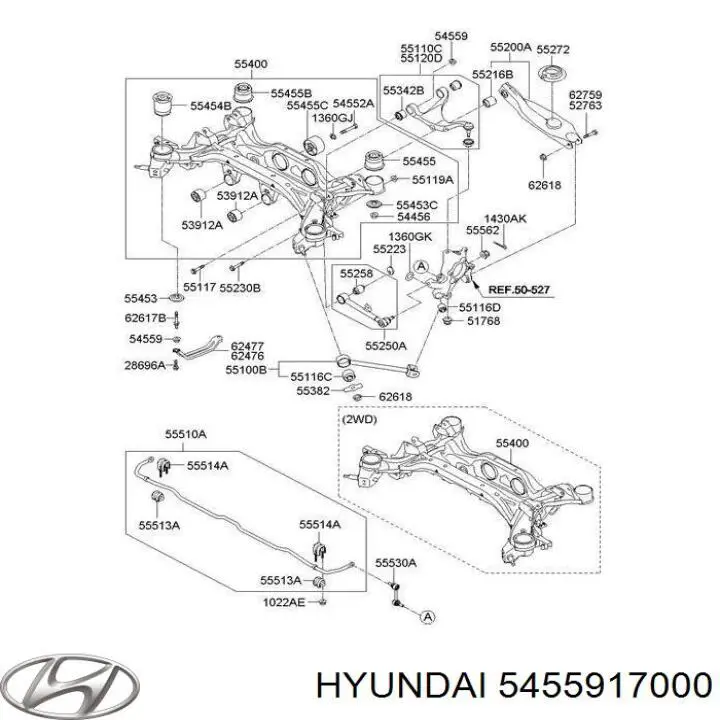 Parafuso de fixação de braço oscilante dianteiro, inferior Hyundai/Kia 5455917000 preço, a partir de 17,03 USD