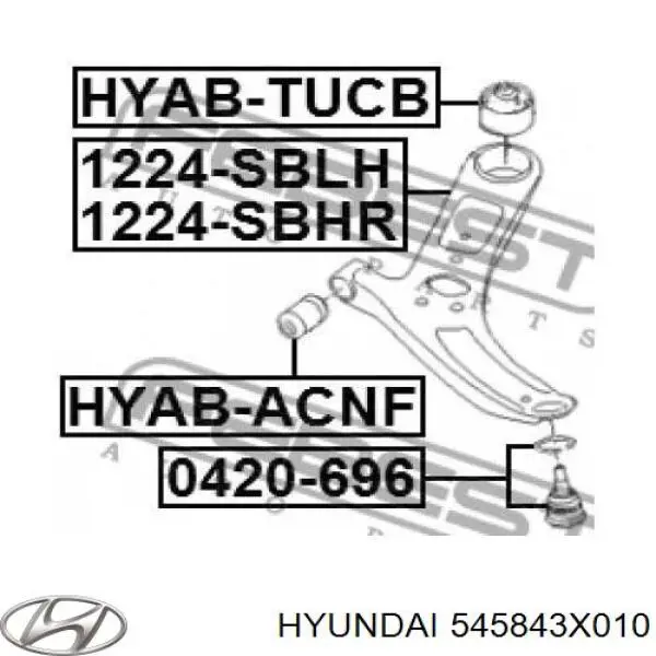 Compre 545843X010 Hyundai/Kia 