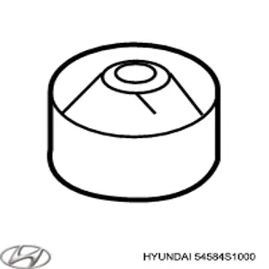 54584S1000 Hyundai/Kia Bloco silencioso dianteiro do braço oscilante inferior