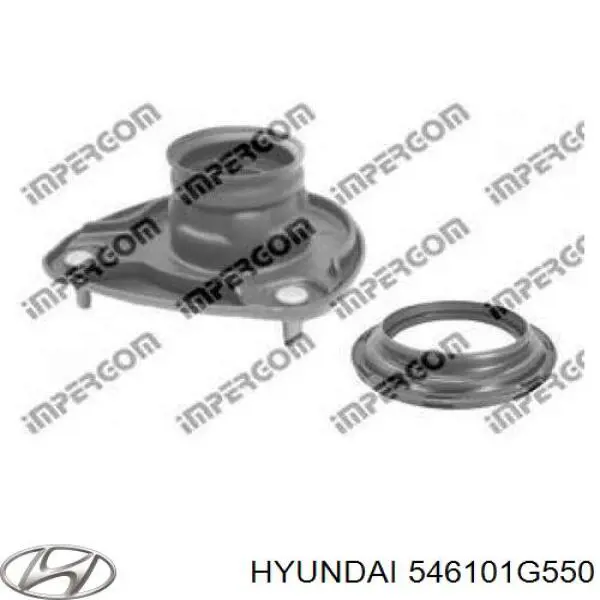 546101G550 Hyundai/Kia Suporte de amortecedor dianteiro direito