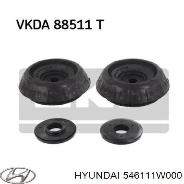 Suporte de amortecedor dianteiro Hyundai/Kia 546111W000 preço, a partir de 33,00 USD