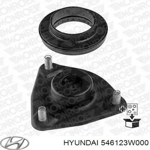 Compre 546123W000 Hyundai/Kia Rolamento de suporte do amortecedor dianteiro