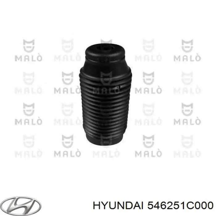 546251C000 Hyundai/Kia Bota de proteção de amortecedor dianteiro