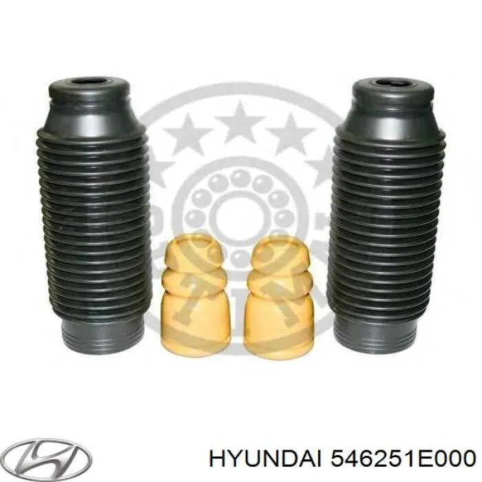 546251E000 Hyundai/Kia Bota de proteção de amortecedor dianteiro