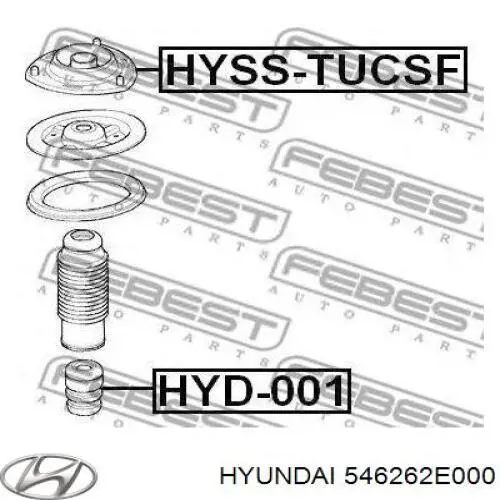 Pára-choque (grade de proteção) de amortecedor dianteiro Hyundai/Kia 546262E000 preço, a partir de 6,89 USD
