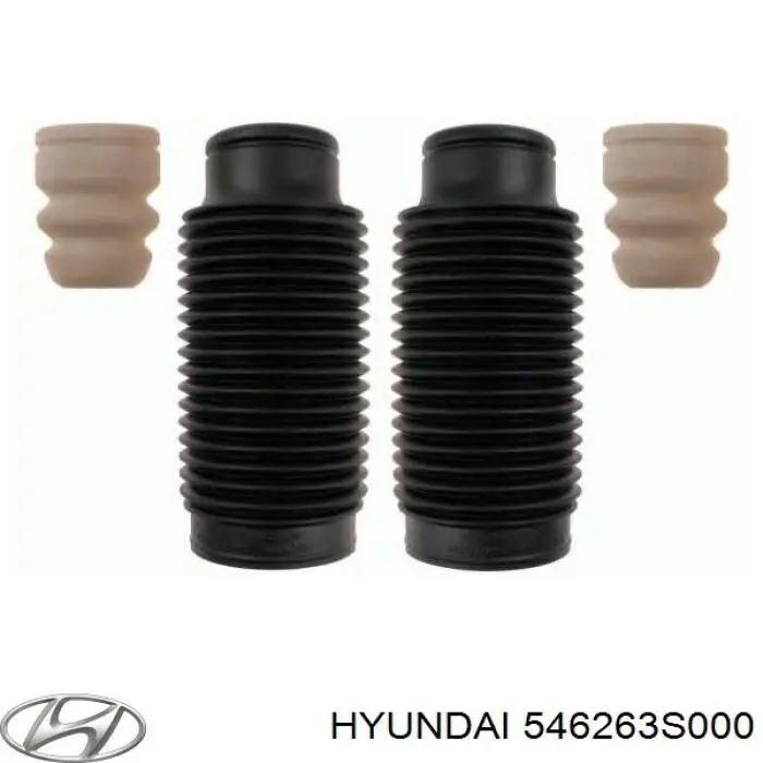546263S000 Hyundai/Kia Pára-choque (grade de proteção) de amortecedor dianteiro