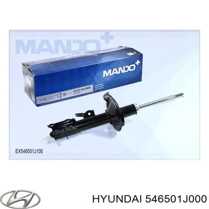 Compre 546501J000 Hyundai/Kia Amortecedor dianteiro esquerdo