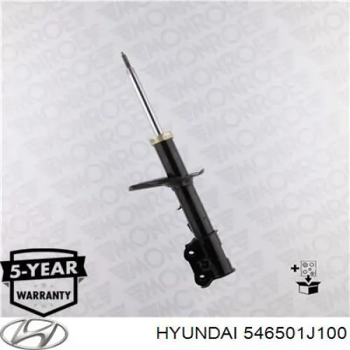 Amortecedor dianteiro esquerdo Hyundai/Kia 546501J100 preço, a partir de 40,92 USD