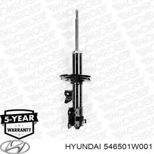 Amortecedor dianteiro esquerdo Hyundai/Kia 546501W001 preço, a partir de 93,64 USD