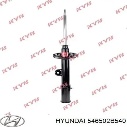 546502B540 Hyundai/Kia Amortecedor dianteiro esquerdo