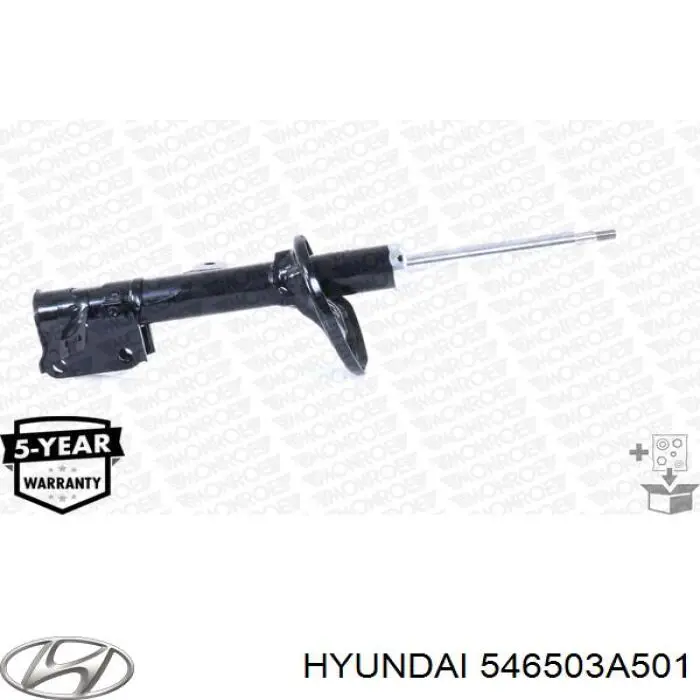 Compre 546503A501 Hyundai/Kia Amortecedor dianteiro esquerdo