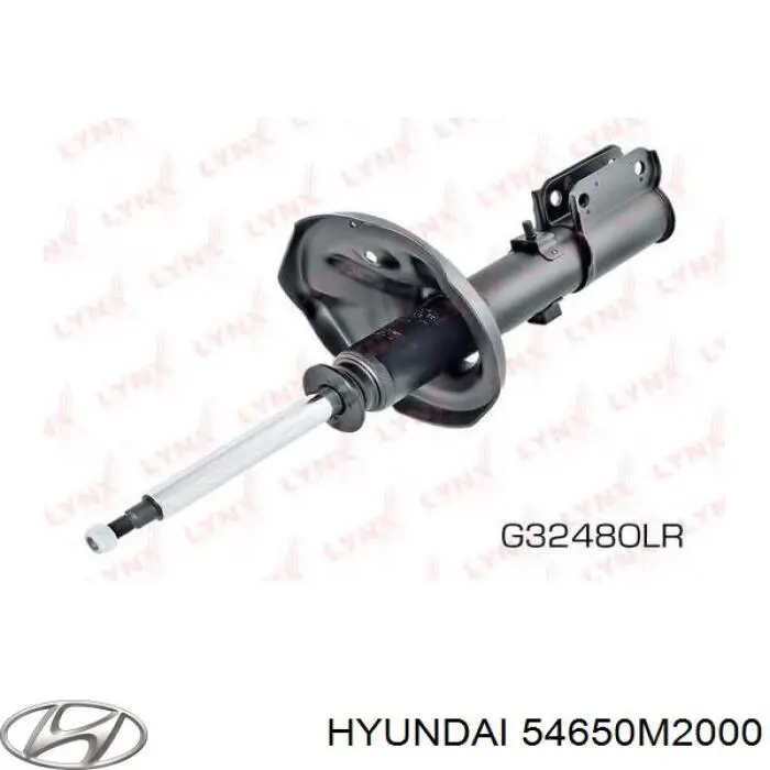 54650M2000 Hyundai/Kia Amortecedor dianteiro