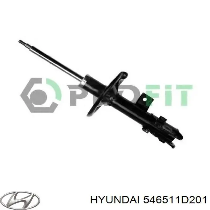 Amortecedor dianteiro esquerdo Hyundai/Kia 546511D201 preço, a partir de 86,83 USD