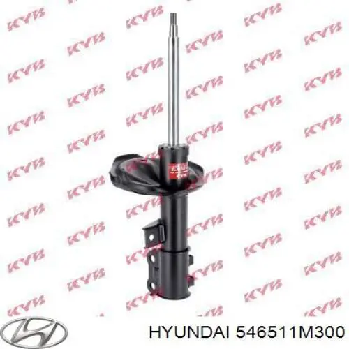Amortecedor dianteiro esquerdo 546511M300 Hyundai/Kia