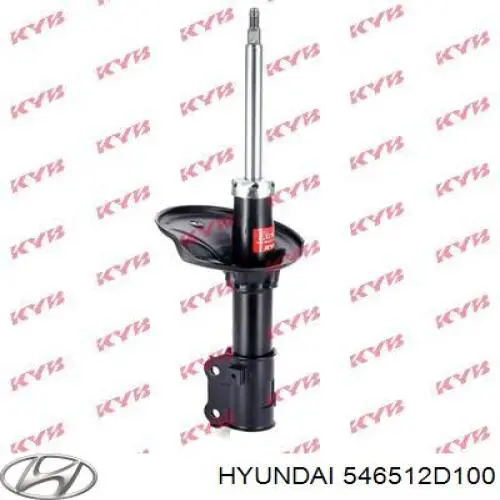 Amortecedor dianteiro esquerdo Hyundai/Kia 546512D100 preço, a partir de 70,29 USD