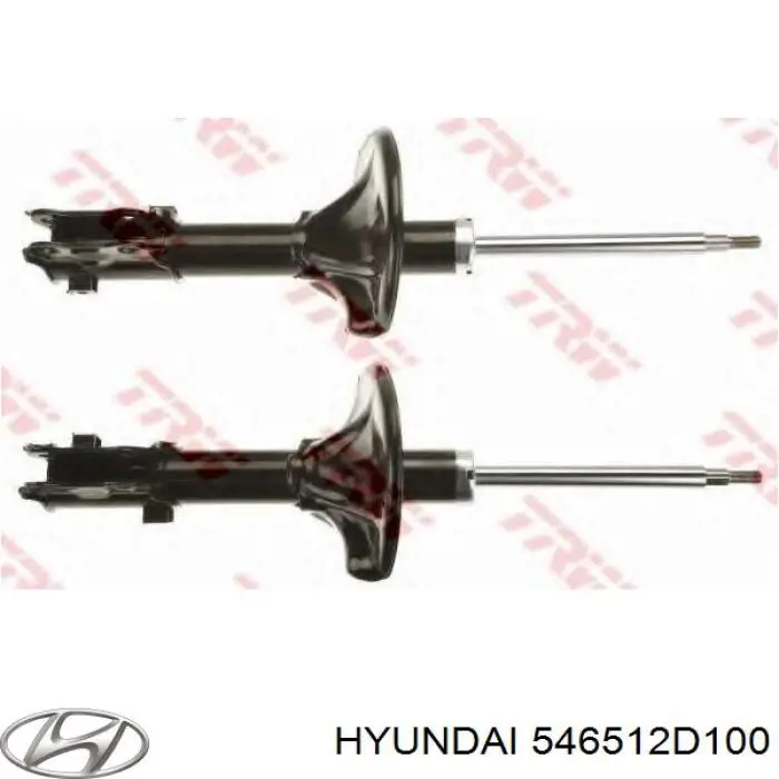 Compre 546512D100 Hyundai/Kia Amortecedor dianteiro esquerdo