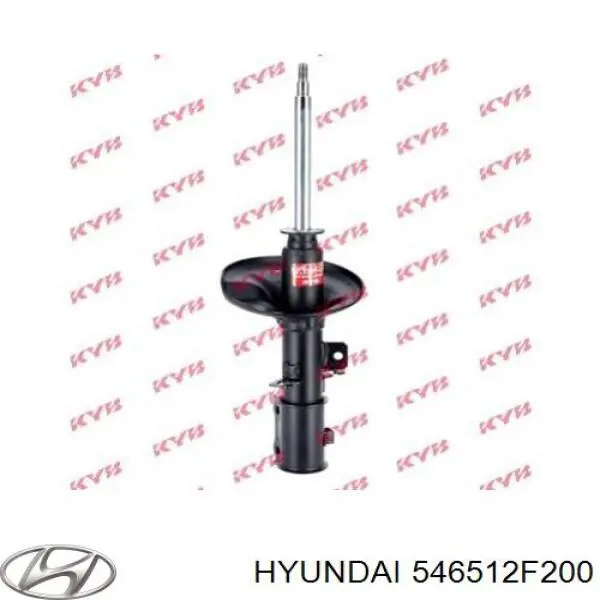 Amortecedor dianteiro esquerdo Hyundai/Kia 546512F200 preço, a partir de 71,51 USD