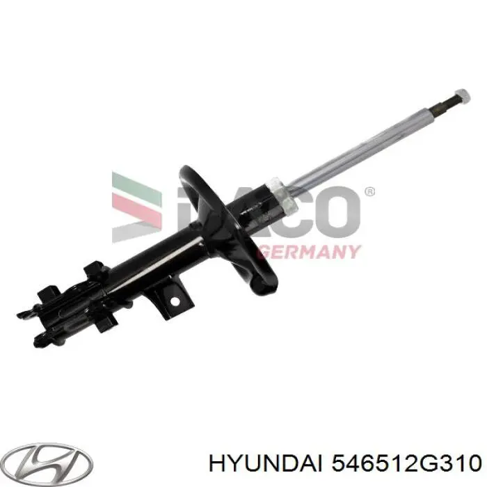 Compre 546512G310 Hyundai/Kia Amortecedor dianteiro esquerdo