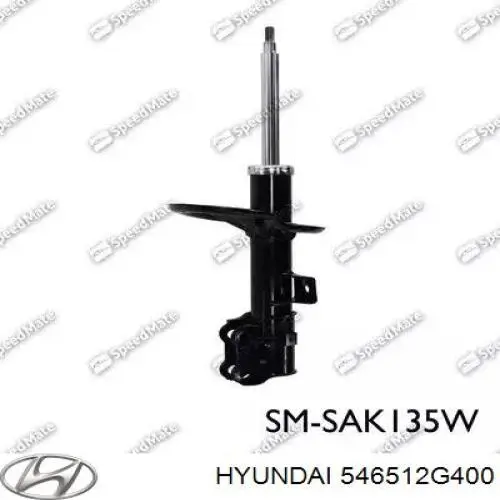 Compre 546512G400 Hyundai/Kia Amortecedor dianteiro esquerdo