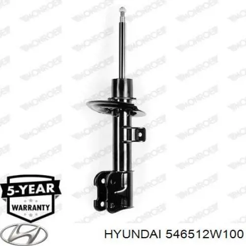 Amortecedor dianteiro esquerdo Hyundai/Kia 546512W100 preço, a partir de 68,93 USD