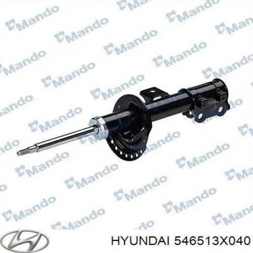 Amortecedor dianteiro esquerdo 546513X040 Hyundai/Kia