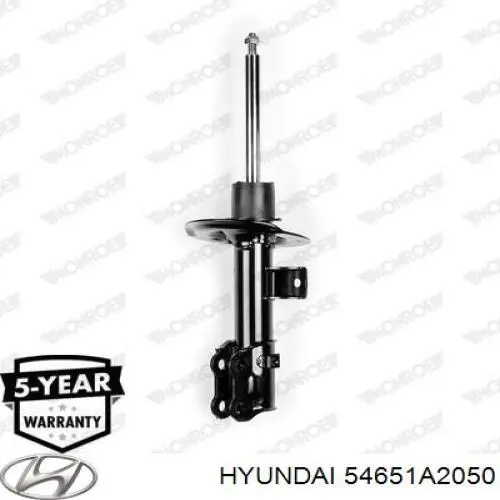 54651A2050 Hyundai/Kia Amortecedor dianteiro esquerdo
