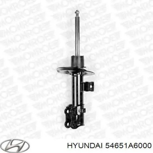 54651A6000 Hyundai/Kia Amortecedor dianteiro esquerdo