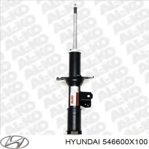546600X100 Hyundai/Kia Amortecedor dianteiro direito