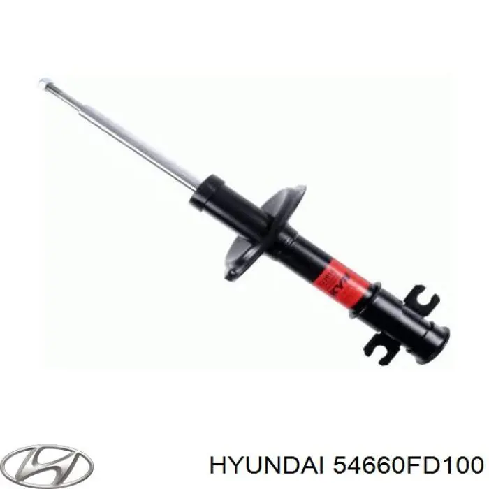 Compre 54660FD100 Hyundai/Kia Amortecedor dianteiro direito
