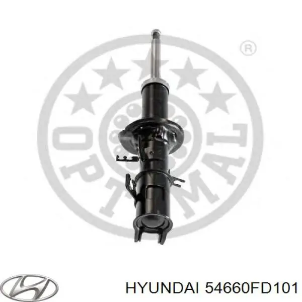 Amortecedor dianteiro direito Hyundai/Kia 54660FD101 preço, a partir de 65,80 EUR