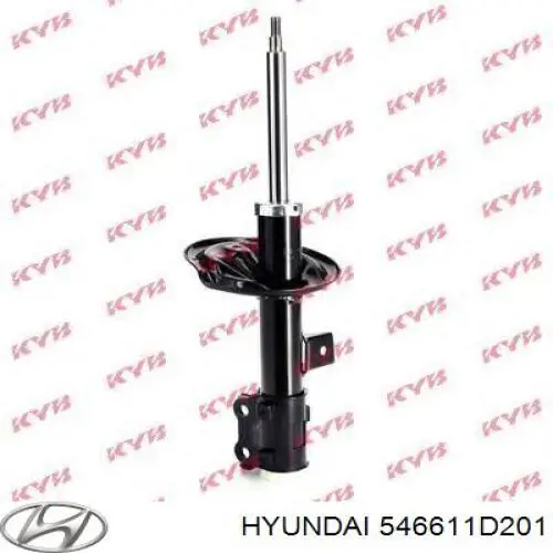 Compre 546611D201 Hyundai/Kia Amortecedor dianteiro direito