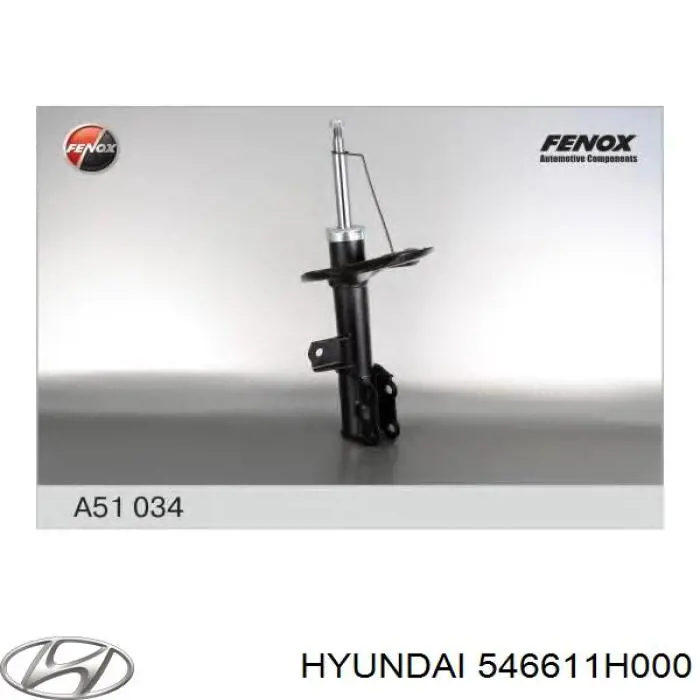 Compre 546611H000 Hyundai/Kia Amortecedor dianteiro direito
