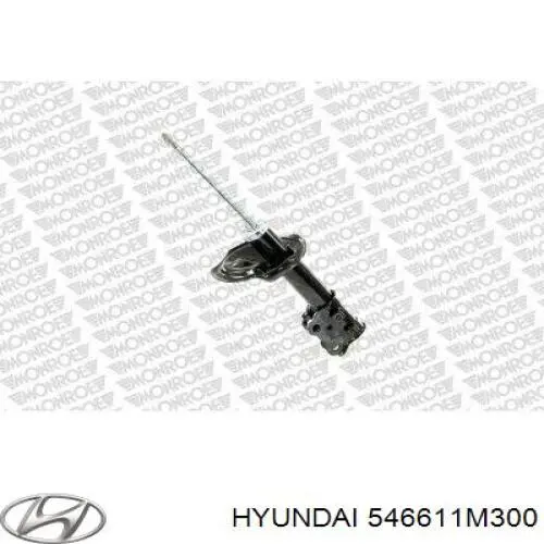 546611M300 Hyundai/Kia Amortecedor dianteiro direito