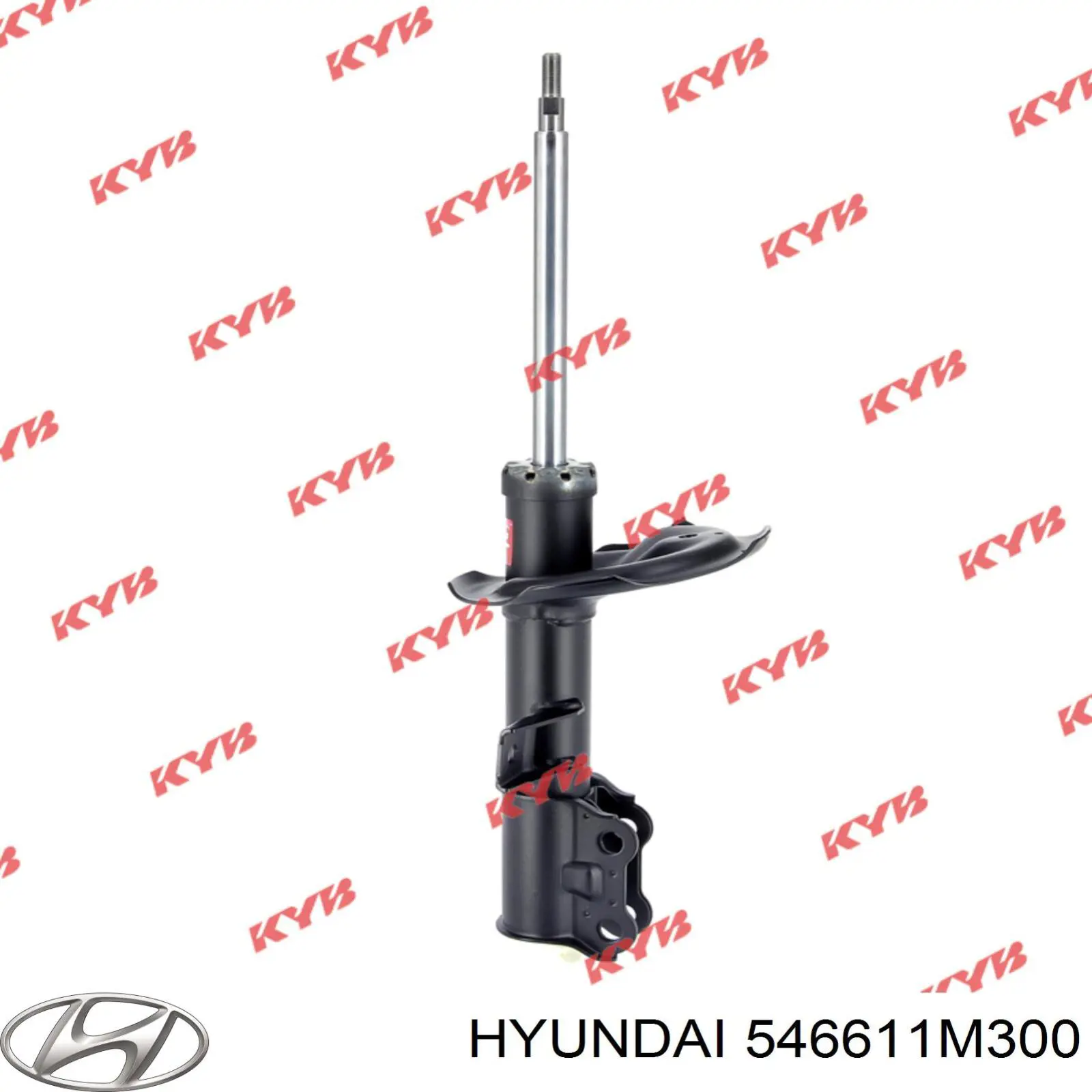 546611M300 Hyundai/Kia Amortecedor dianteiro direito