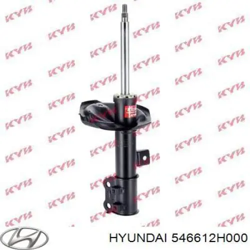Amortecedor dianteiro direito Hyundai/Kia 546612H000