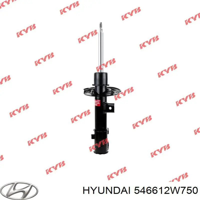 546612W750 Hyundai/Kia Amortecedor dianteiro direito
