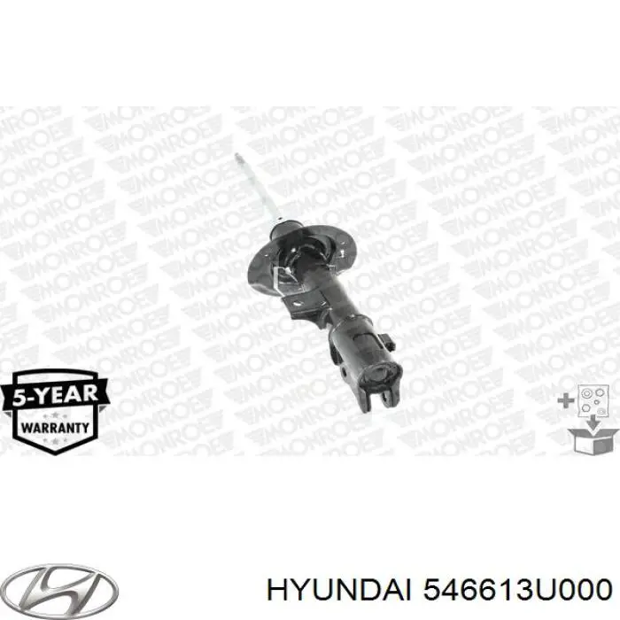 Compre 546613U000 Hyundai/Kia Amortecedor dianteiro direito