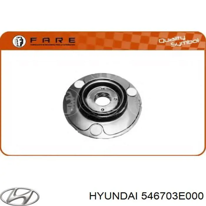 546703E000 Hyundai/Kia Suporte de amortecedor dianteiro