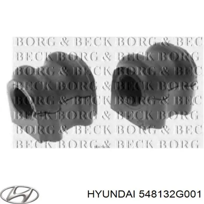 Bucha de estabilizador dianteiro Hyundai/Kia 548132G001 preço, a partir de 4,77 USD
