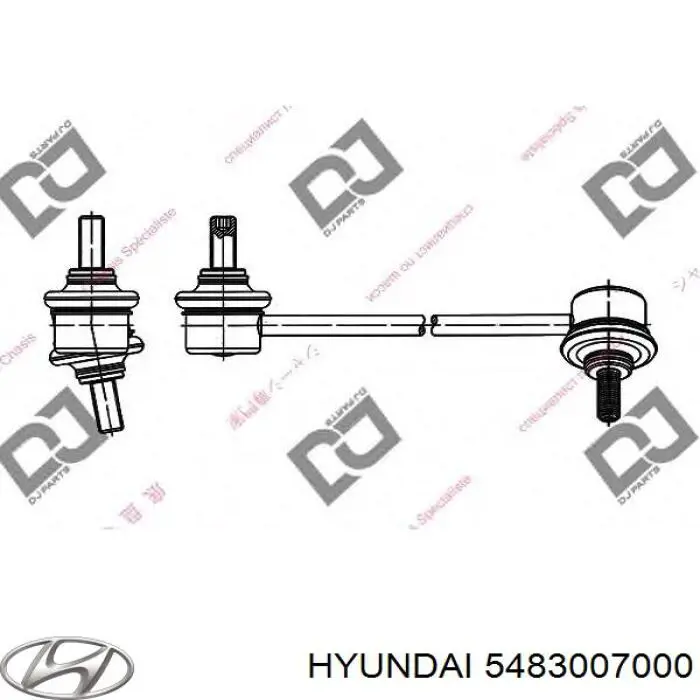Montante esquerdo de estabilizador dianteiro Hyundai/Kia 5483007000 preço, a partir de 11,99 USD