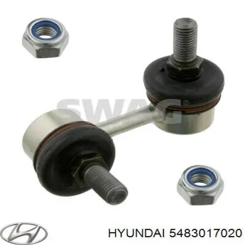 Montante direito de estabilizador dianteiro Hyundai/Kia 5483017020 preço, a partir de 22,93 USD