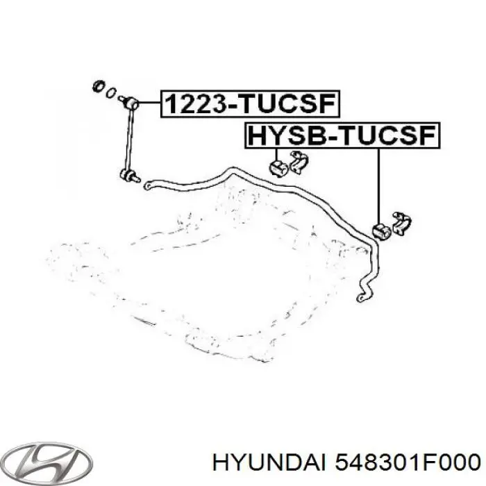 Compre 548301F000 Hyundai/Kia Montante de estabilizador dianteiro