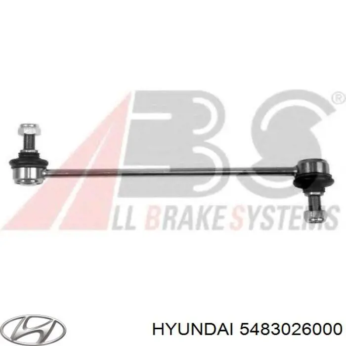 Montante esquerdo de estabilizador dianteiro Hyundai/Kia 5483026000 preço, a partir de 12,06 USD