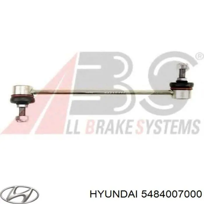 5484007000 Hyundai/Kia Montante direito de estabilizador dianteiro