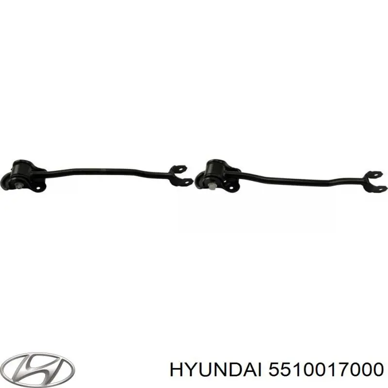 Braço oscilante (tração) longitudinal inferior esquerdo de suspensão traseira Hyundai/Kia 5510017000 preço, a partir de 65,64 USD